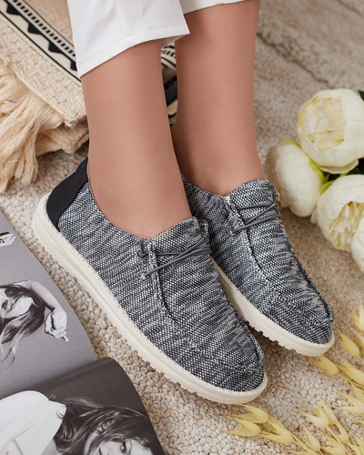 Royalfashion Дамски полуобувки с дантела