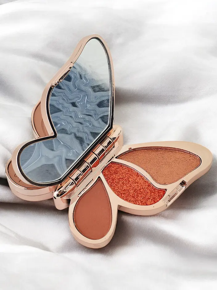 Палитра за сенки за очи с форма на пеперуда и 6 нюанса 03 12г