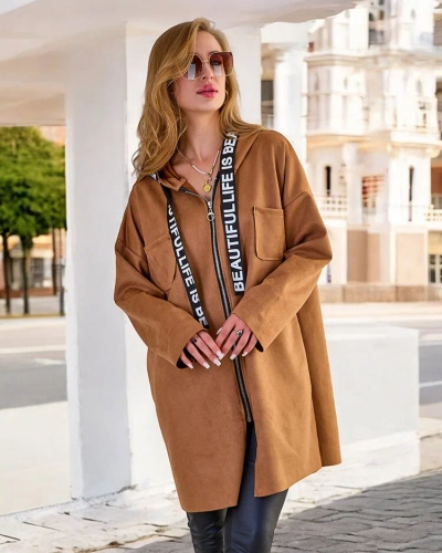 Royalfashion Дамско яке до коляното