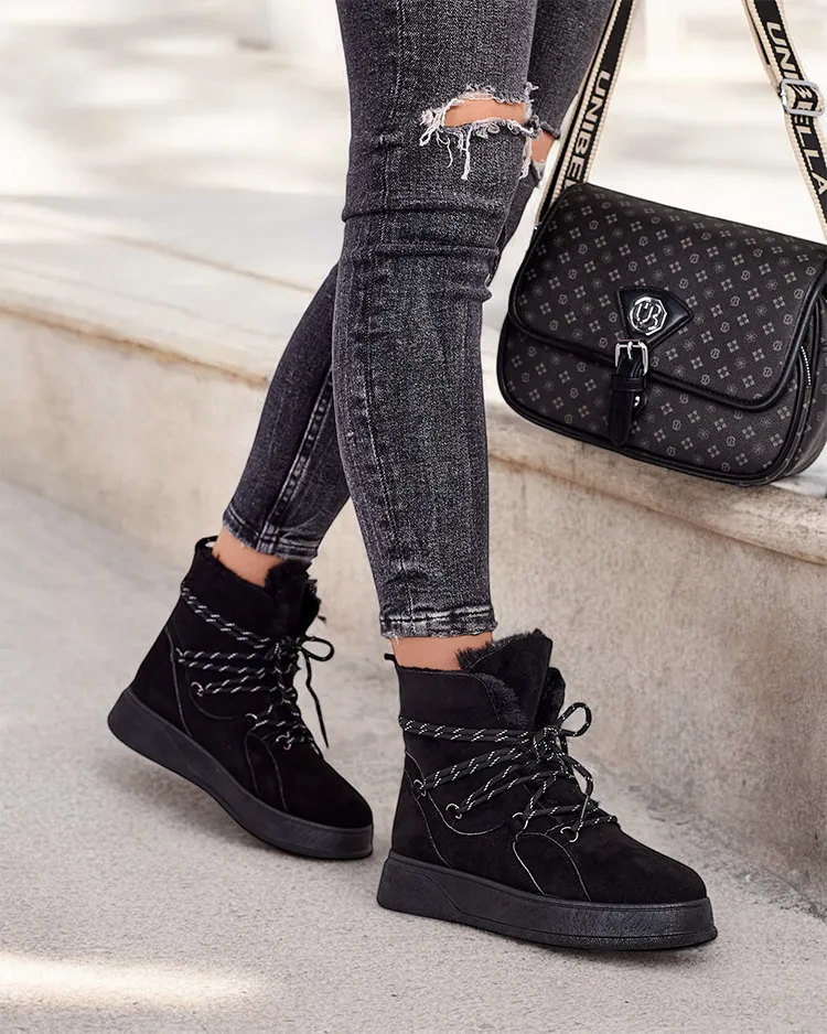 РОМЕР Фешън Дамски ботуши за сняг с връзки Момър