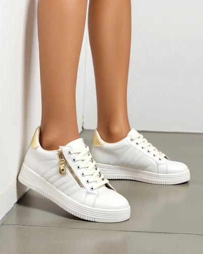 Royalfashion Женски спортни маратонки с декоративен цип Evrove