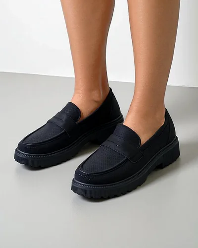 Royalfashion Жени еко велур мокасини Dunes