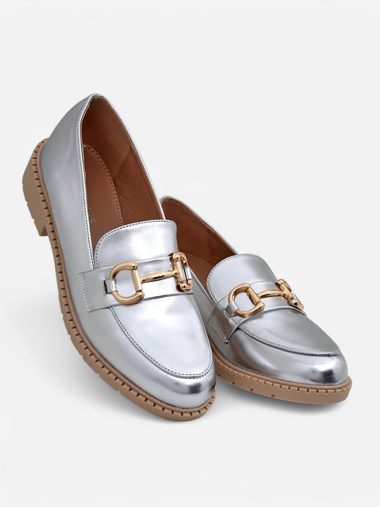 Дамски мокасини Royalfashion, изработени от матов еко-естествена кожа Bayla