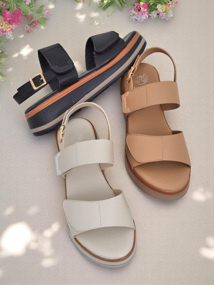 Royalfashion Дамски сандали с по-дебела подметка Tulipp