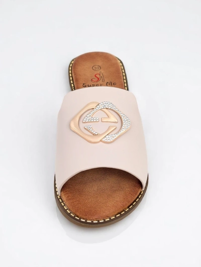 Royalfashion Дамски чехли на плоска подметка Goldie Spark