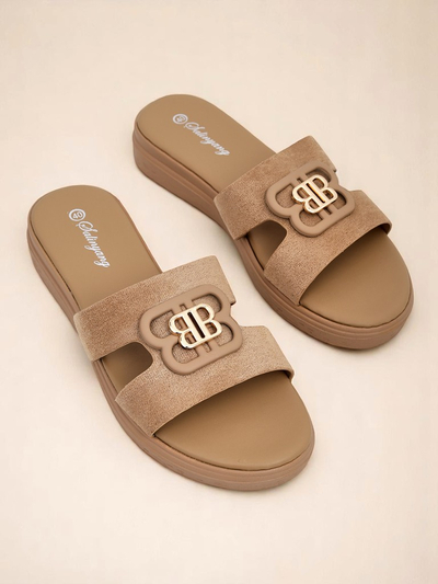 Royalfashion Дамски чехли на плоска подметка ChicStep