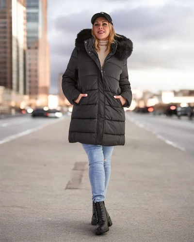 Royalfashion Дамско ватирано зимно яке