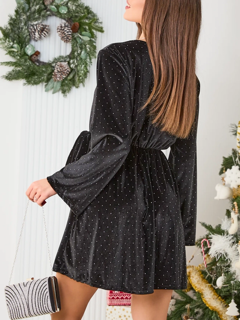 Дамска рокля Royalfashion с камъни