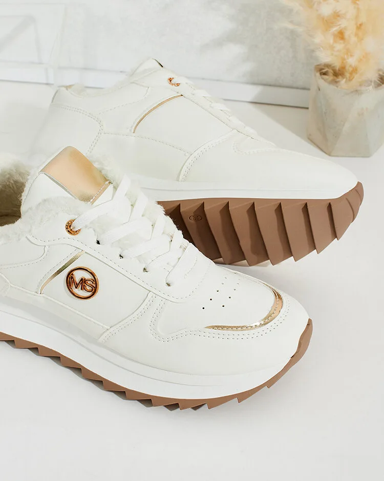 Royalfashion Затоплени дамски маратонки с кожа Boris