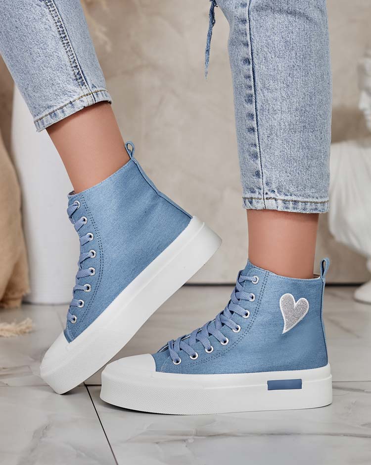 Royalfashion Women's Tris High Sneakers