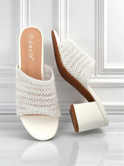 Royalfashion Дамски чехли на ток Sole Bloom