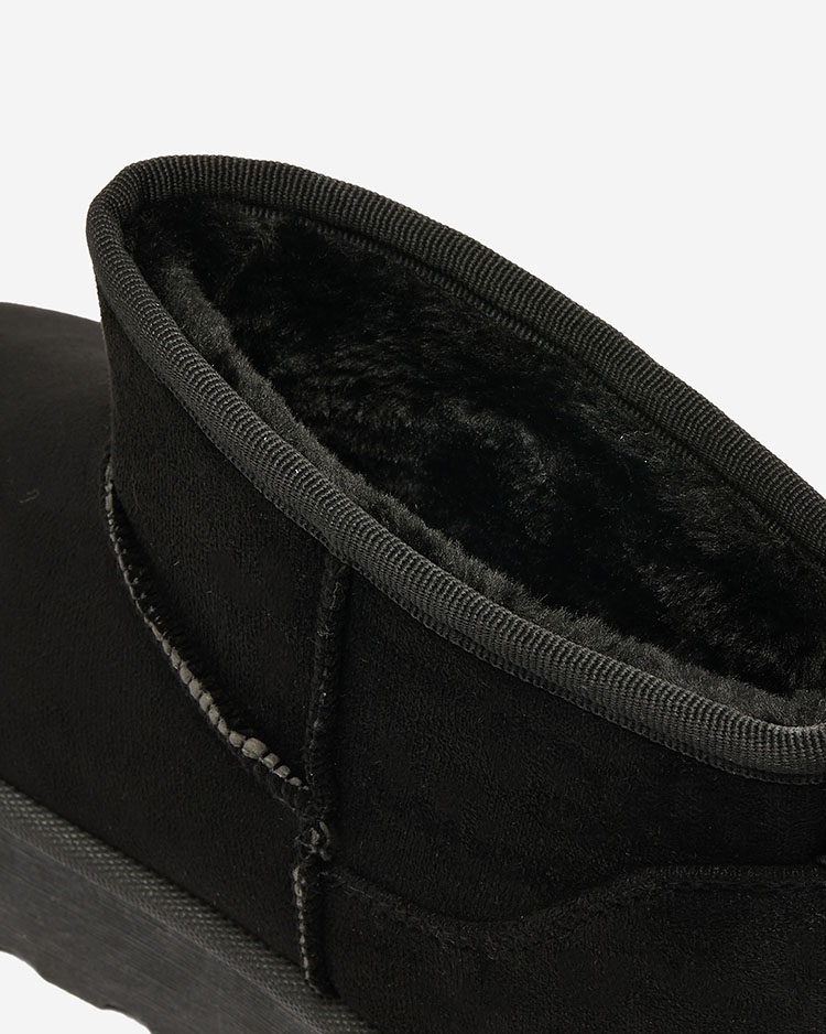 Royalfashion Черни дамски ботуши за сняг на платформа Ersinella