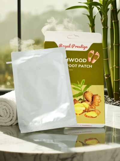 Aura Pedis: Натурални детоксикиращи пластири за крака с джинджифил и пелин 50g