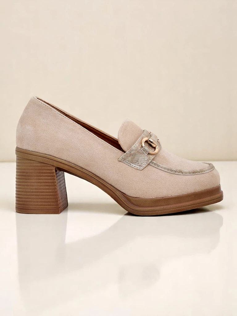 Royalfashion дамски лофери на масивен ток Apareus