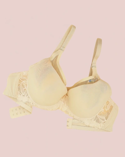 Royalfashion дамски сутиен с подплънки и мрежа