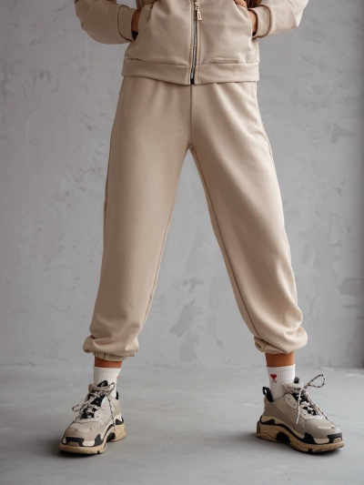 Royalfashion Дамски комплект от памучен тренировъчен екип