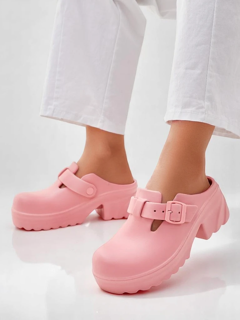 Royalfashion Дамски гумени сандали с токчета Voxones