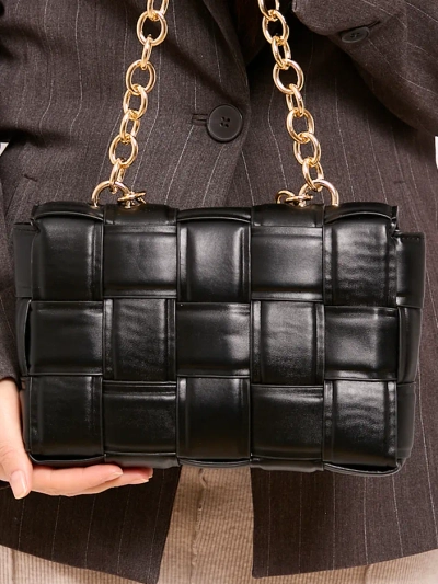 Royalfashion Малка плетена дамска чанта