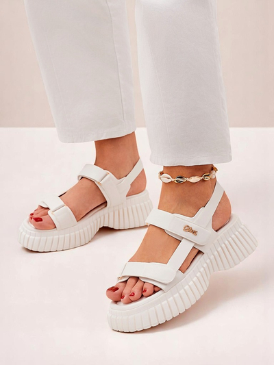 Royalfashion дамски сандали с по-дебела подметка Hortez