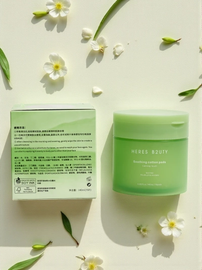 Памучни козметични тампони - овлажняващи, успокояващи