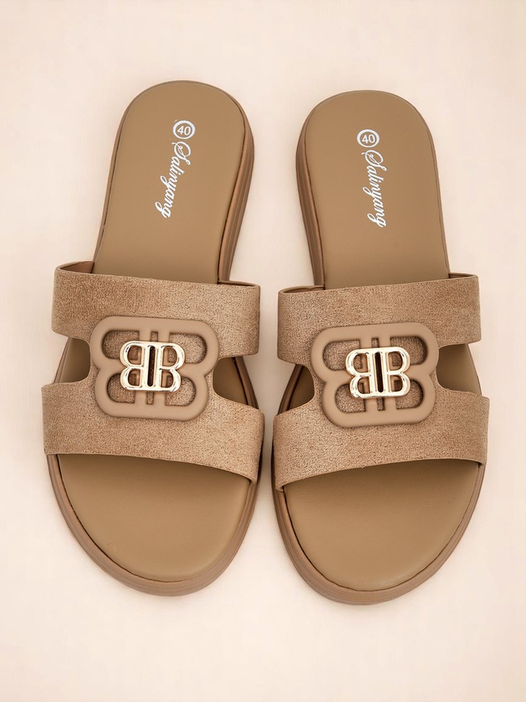 Royalfashion Дамски чехли на плоска подметка ChicStep