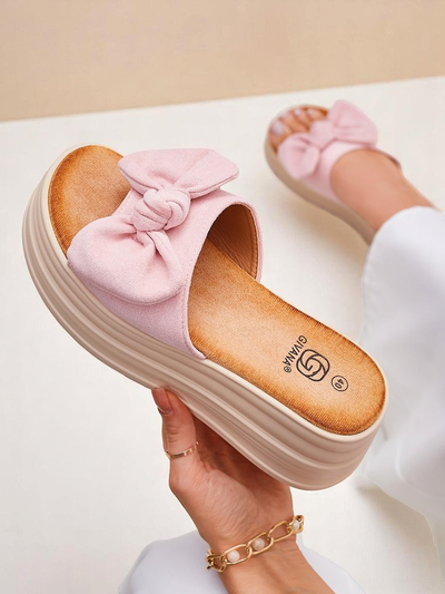 Royalfashion Дамски чехли на платформа Givan