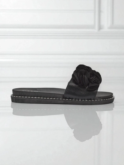 Royalfashion Дамски чехли с равна подметка Flora Verde