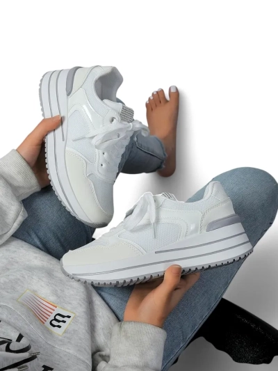 Royalfashion дамски спортни маратонки на платформа Revided