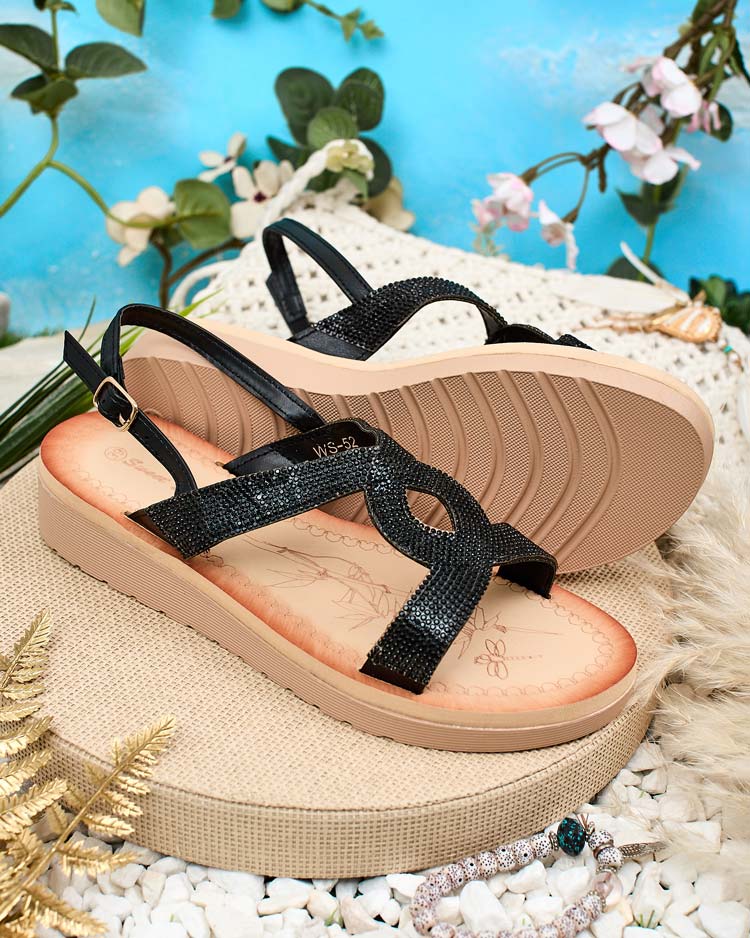 Royalfashion Дамски сандали Elova Zirconia