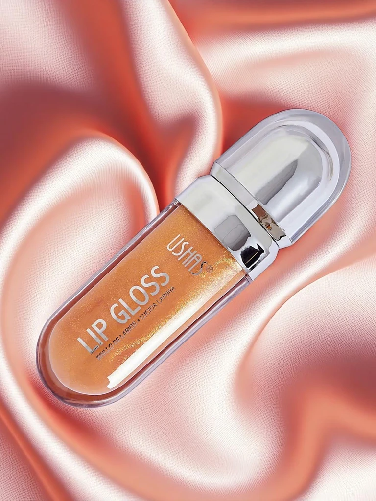 USHAS Блестящ гланц за устни цвят Злато