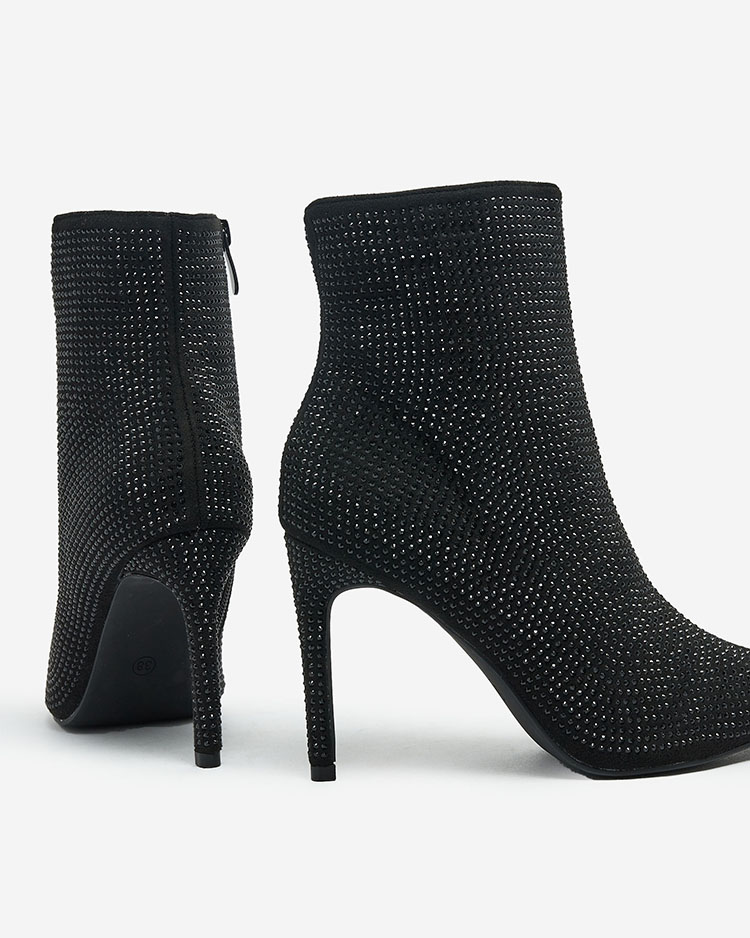 Royalfashion Дамски ботуши Lekirisa Zirconia Stiletto