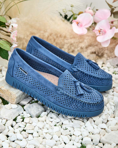 Royalfashion Дамски ажурни мокасини Molaffa