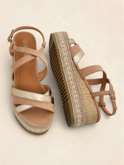 Royalfashion Дамски сандали на платформа Eylaas