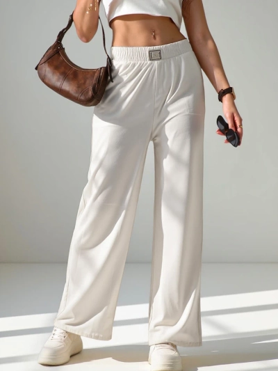 Royalfashion Жени широки панталони