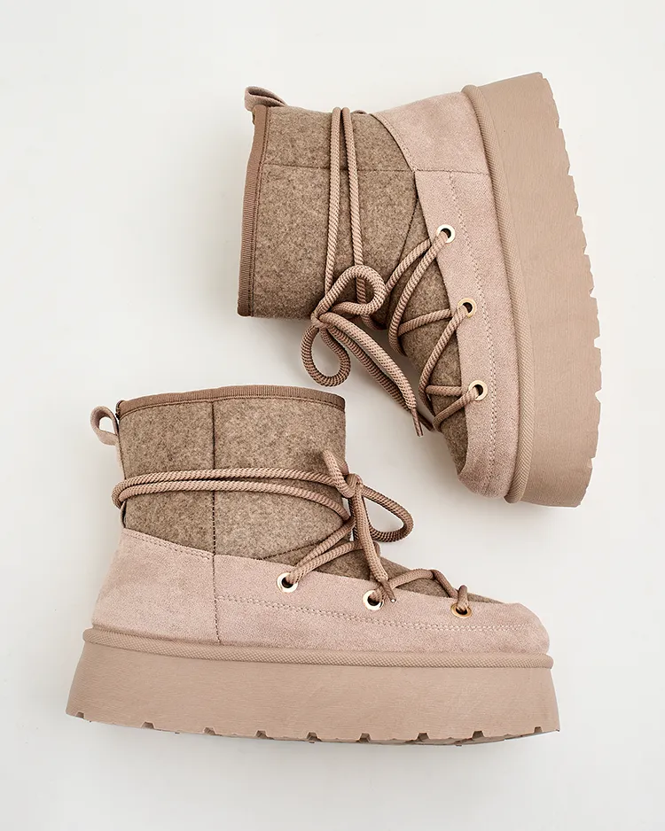 Royalfashion Дамски ботуши за сняг Filori с дантела