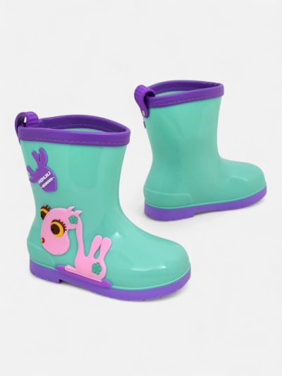 Детски гумени ботуши Royalfashion с патенти Funny Time