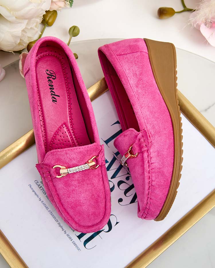 Royalfashion Дамски мокасини Eko от велур Ewo