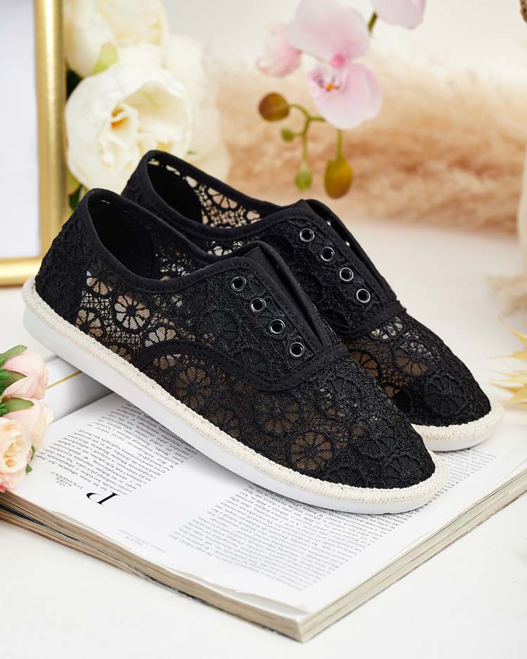 Royalfashion Дамски ажурни маратонки Nurram