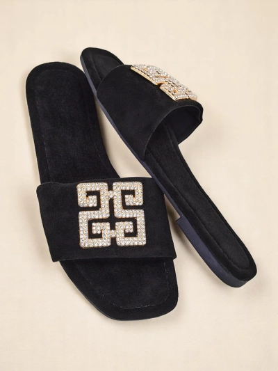 Royalfashion дамски чехли с плоска подметка Zamila