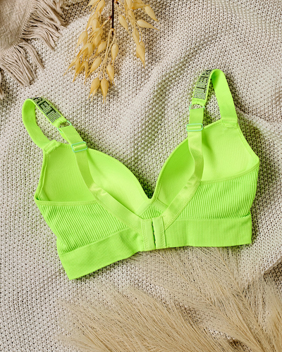 Royalfashion Дамски оребрен сутиен