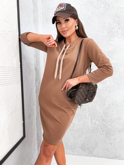 Royalfashion Дамска памучна мини рокля