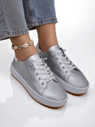 Royalfashion Дамски ажурни сникърси Luna Lace