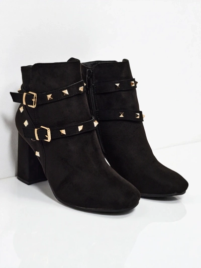 Nova Eleganza Боти на ток със златни елементи