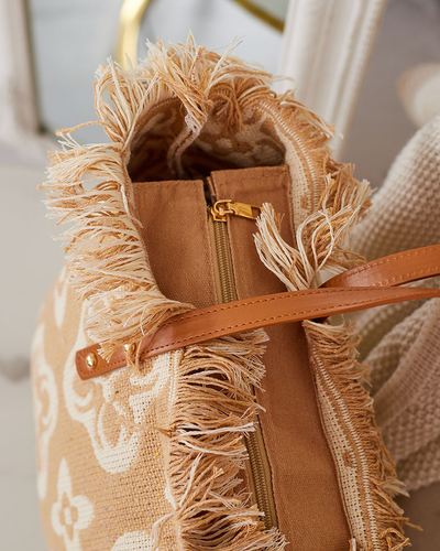 Royalfashion Дамска чанта за рамо от плат