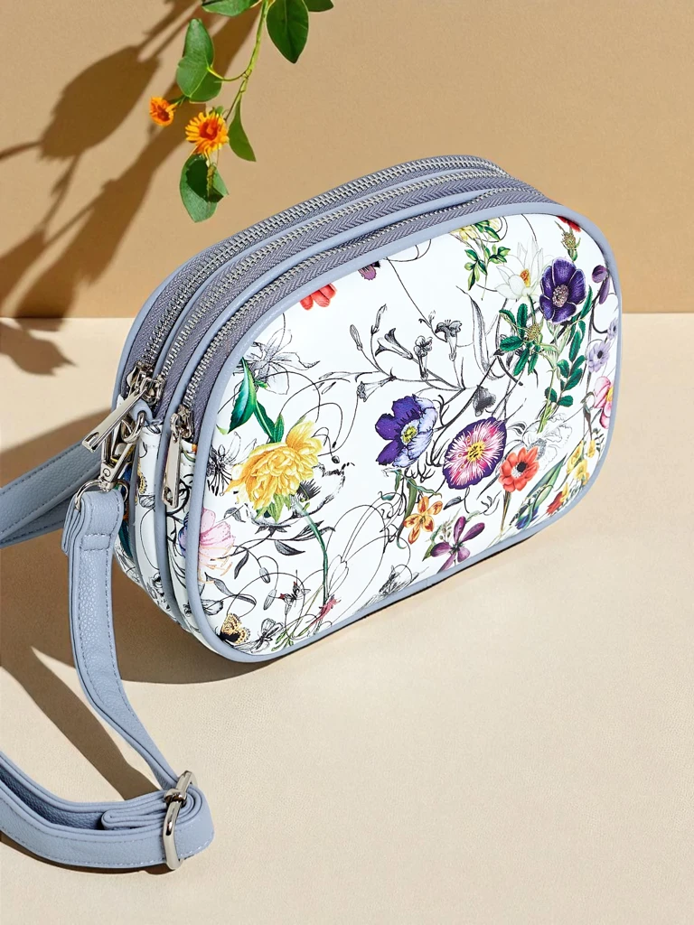 Royalfashion Малка дамска чанта от еко кожа Floriana