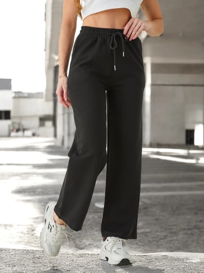 Royalfashion Женски панталони с широк крачол