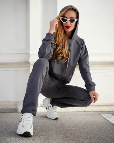 Royalfashion Памучен дамски комплект с потник