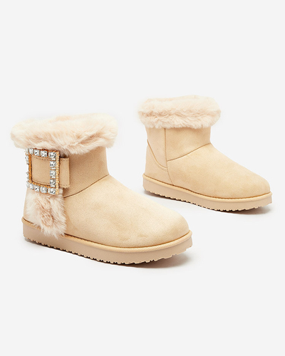 Royalfashion Дамски ботуши a'la snow boots with ornament Galaes