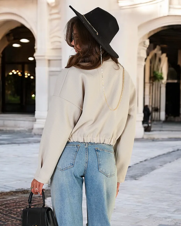 Royalfashion Дамско яке тип "бомбър"