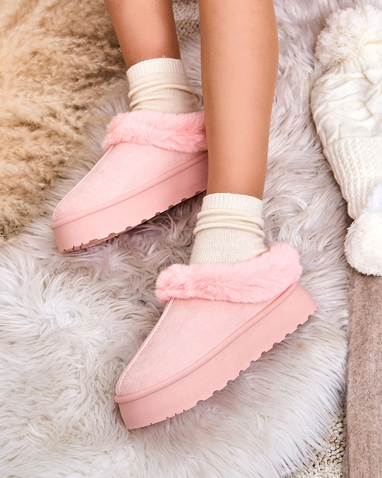 Royalfashion Дамски къси ботуши а'ла ботуши за сняг Kapfiee